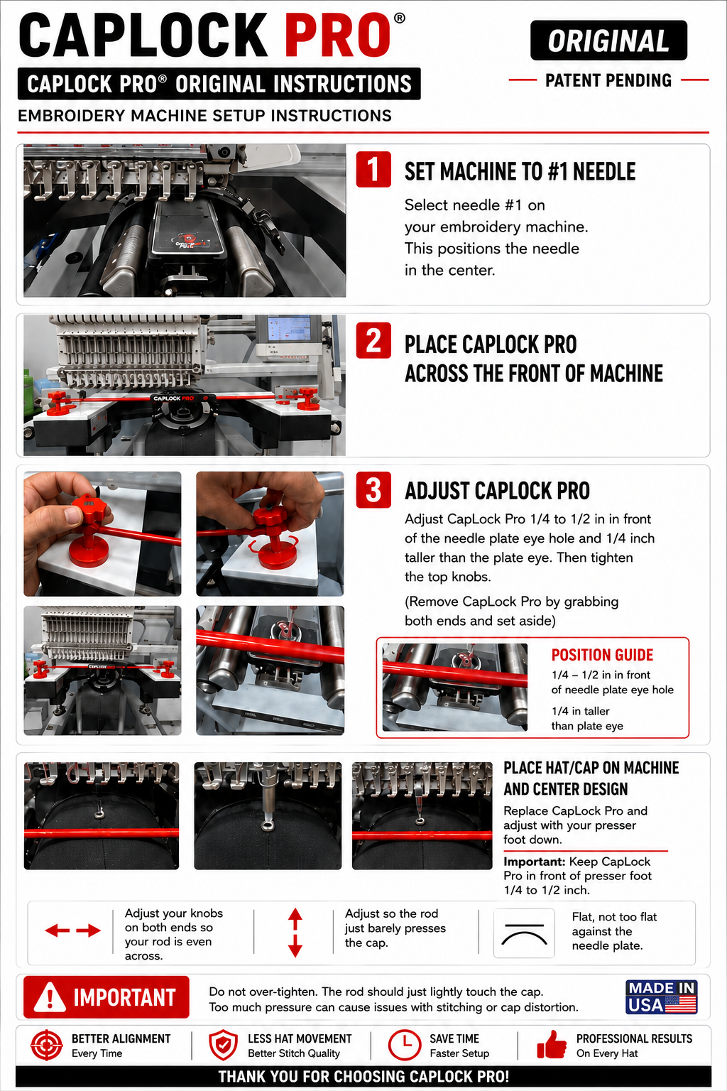 CapLock Pro – Magnetic Cap Stabilizer
