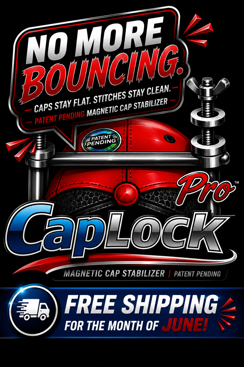 CapLock Pro – Magnetic Cap Stabilizer